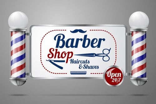 Barber Shop Sign